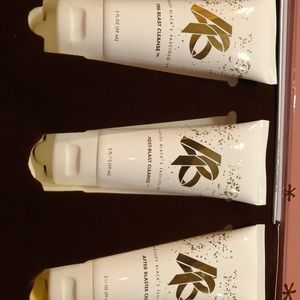 Lot of Fasciablaster oils and cleansers